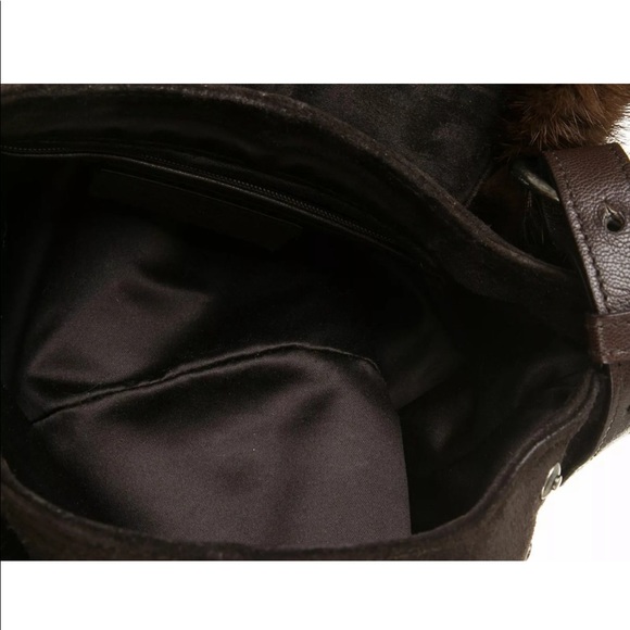 Yves Saint Laurent Mink Fur Two Way Shoulder Bag - Picture 3 of 8